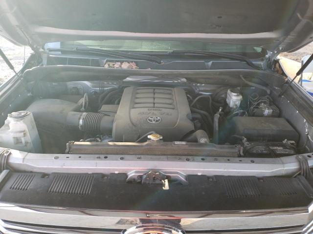 5TFUW5F18HX604332 - 2017 TOYOTA TUNDRA DOUBLE CAB SR/SR5 SILVER photo 11