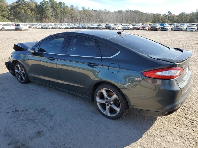 3FA6P0H91FR249253 - 2015 FORD FUSION SE GREEN photo 2