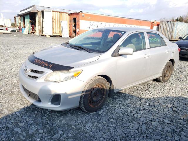 2T1BU4EE5CC864951 - 2012 TOYOTA COROLLA BASE SILVER photo 1