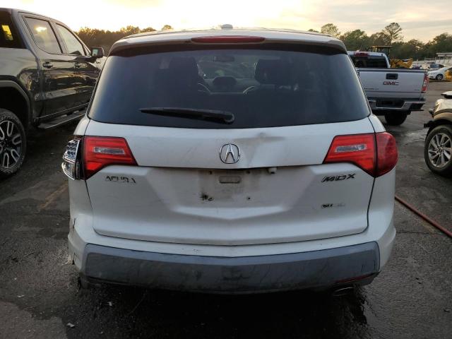 2HNYD28628H540320 - 2008 ACURA MDX TECHNOLOGY WHITE photo 6