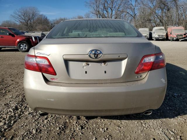 4T1BK46K07U557993 - 2007 TOYOTA CAMRY LE GOLD photo 6