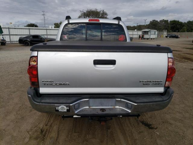 5TEJU62N37Z382846 - 2007 TOYOTA TACOMA DOUBLE CAB PRERUNNER SILVER photo 6