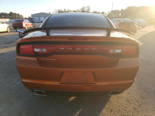 2B3CL3CG4BH556102 - 2011 DODGE CHARGER ORANGE photo 6