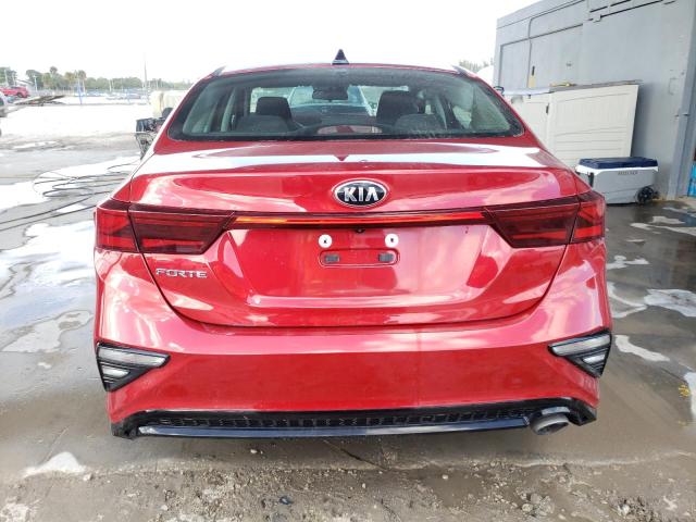 3KPF24AD4KE085108 - 2019 KIA FORTE FE BURGUNDY photo 6