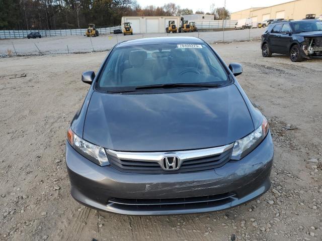 19XFB2F58CE100703 - 2012 HONDA CIVIC LX GRAY photo 5