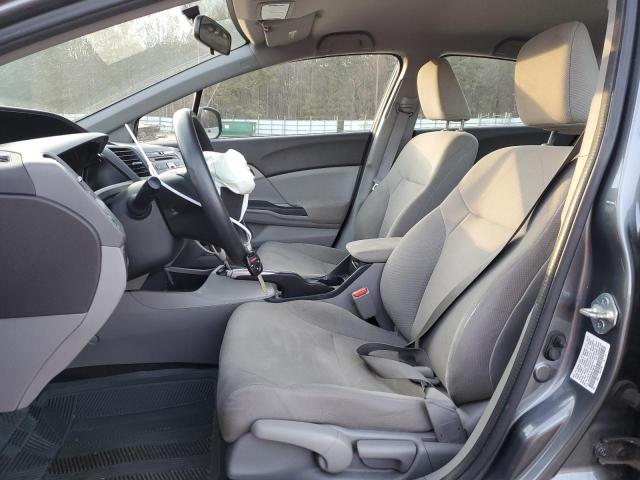 19XFB2F58CE100703 - 2012 HONDA CIVIC LX GRAY photo 7