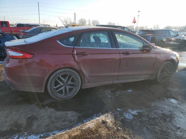 3FA6P0H79ER246128 - 2014 FORD FUSION SE RED photo 3