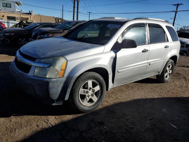 2CNDL13F956022894 - 2005 CHEVROLET EQUINOX LS SILVER photo 1