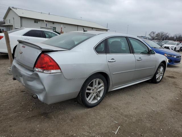 2G1WC5E3XD1167132 - 2013 CHEVROLET IMPALA LTZ SILVER photo 3