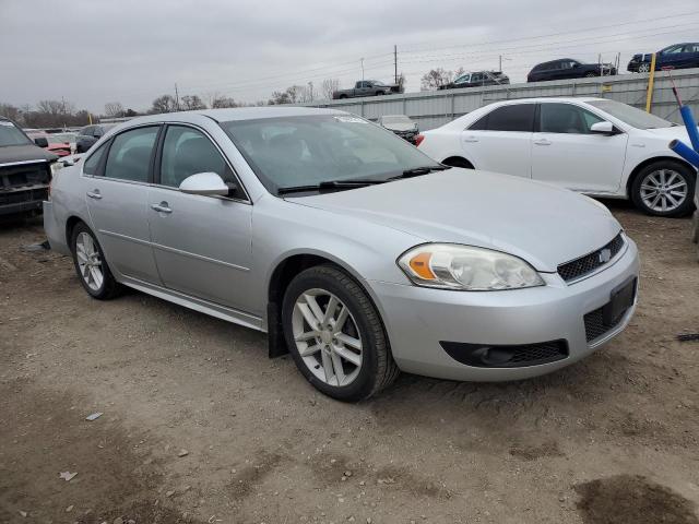 2G1WC5E3XD1167132 - 2013 CHEVROLET IMPALA LTZ SILVER photo 4