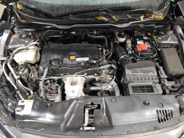 19XFC2F61KE007431 - 2019 HONDA CIVIC LX GRAY photo 11