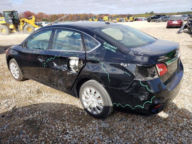 3N1AB7AP5HY355351 - 2017 NISSAN SENTRA S BLACK photo 2