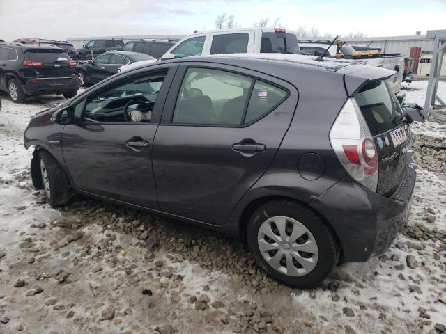 JTDKDTB30C1518193 - 2012 TOYOTA PRIUS C CHARCOAL photo 2