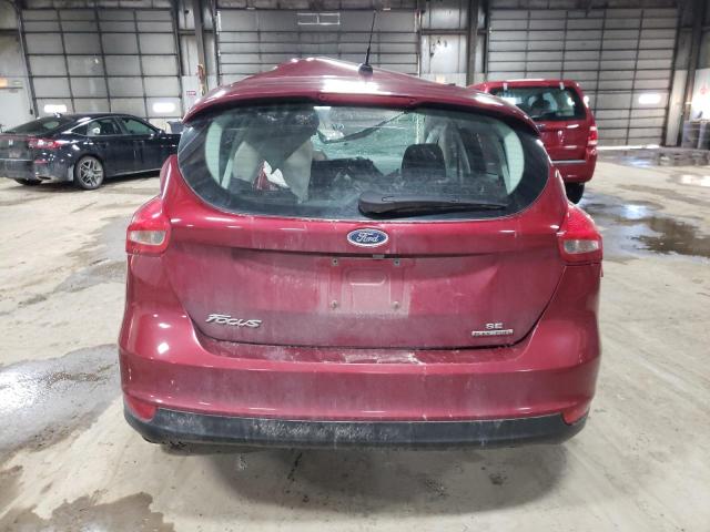 1FADP3K29GL391418 - 2016 FORD FOCUS SE BURGUNDY photo 6