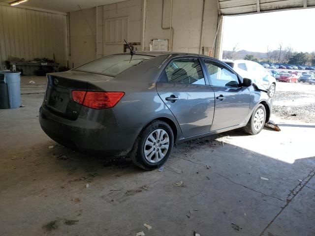 KNAFU4A24D5722857 - 2013 KIA FORTE EX GRAY photo 3