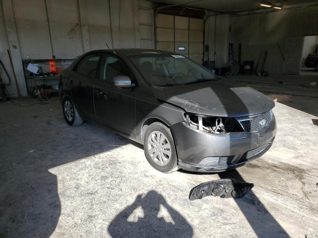 KNAFU4A24D5722857 - 2013 KIA FORTE EX GRAY photo 4