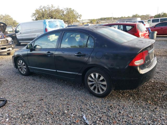 2HGFA16839H540947 - 2009 HONDA CIVIC EX BLACK photo 2