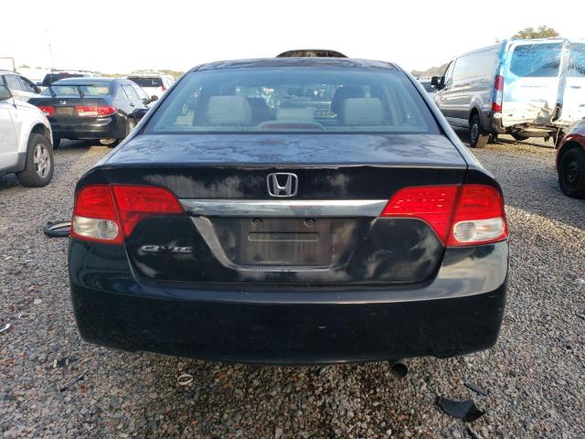 2HGFA16839H540947 - 2009 HONDA CIVIC EX BLACK photo 6