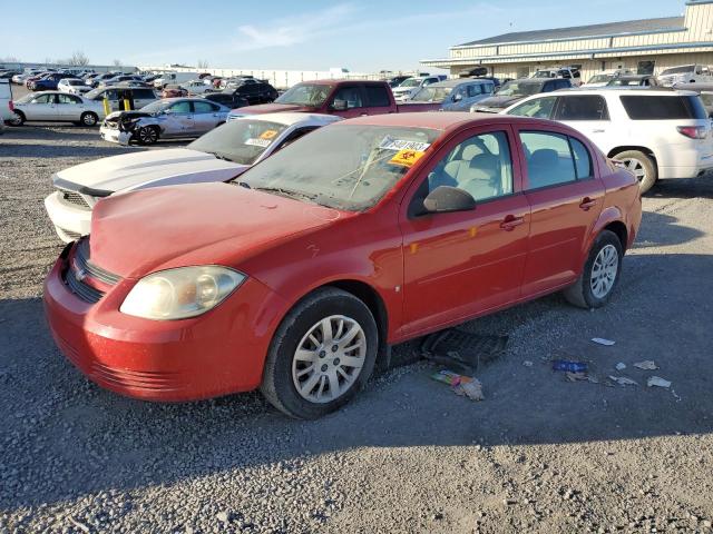 1G1AS58H597131119 - 2009 CHEVROLET COBALT LS RED photo 1