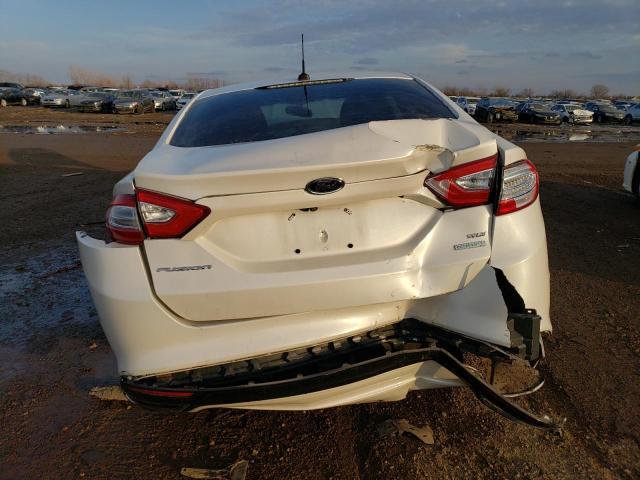 3FA6P0H94ER175051 - 2014 FORD FUSION SE WHITE photo 6