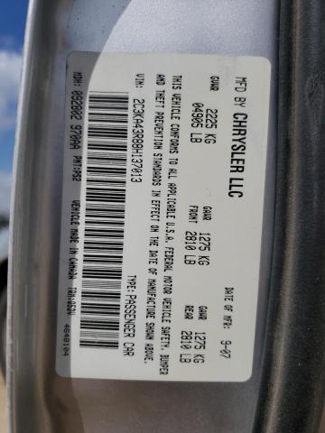 2C3KA43R88H137013 - 2008 CHRYSLER 300 LX GRAY photo 12