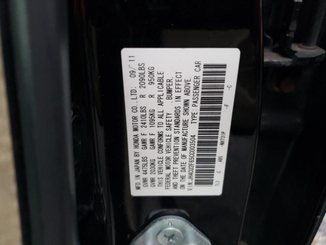 JH4CU2F65CC003504 - 2012 ACURA TSX TECH BLACK photo 12