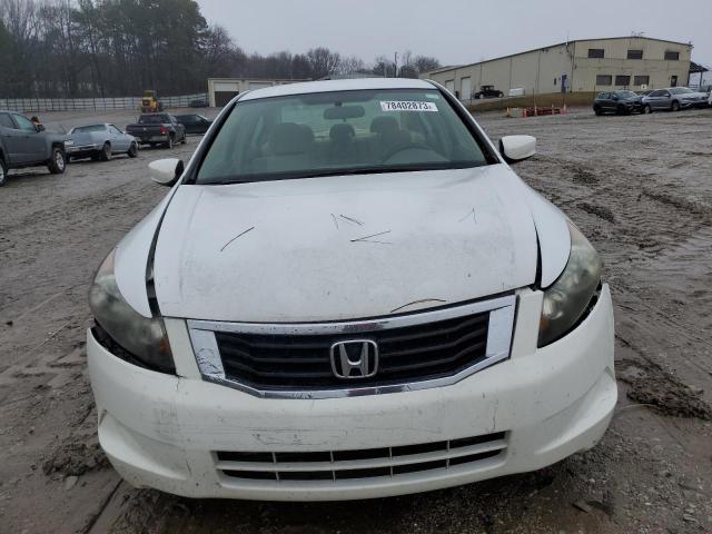 1HGCP26388A139869 - 2008 HONDA ACCORD LX WHITE photo 5