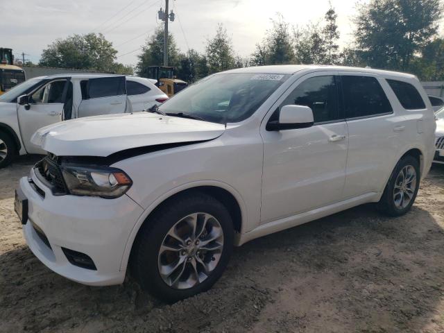 1C4RDHDG9KC604570 - 2019 DODGE DURANGO GT WHITE photo 1