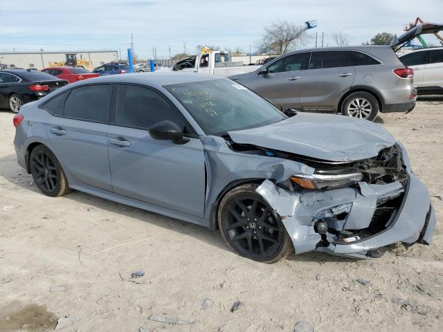 2HGFE2F56NH527832 - 2022 HONDA CIVIC SPORT GRAY photo 4