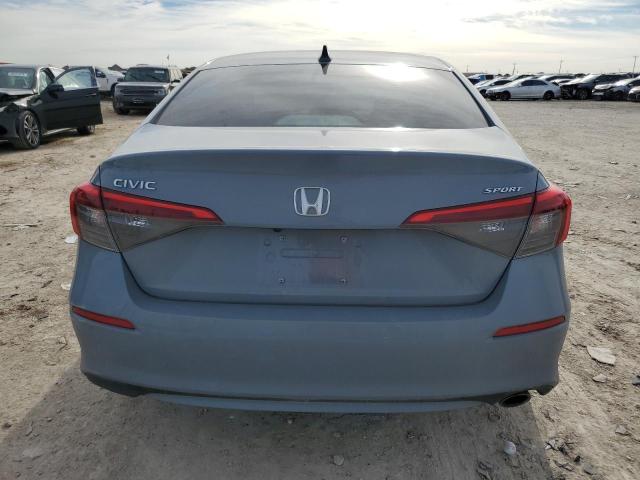 2HGFE2F56NH527832 - 2022 HONDA CIVIC SPORT GRAY photo 6