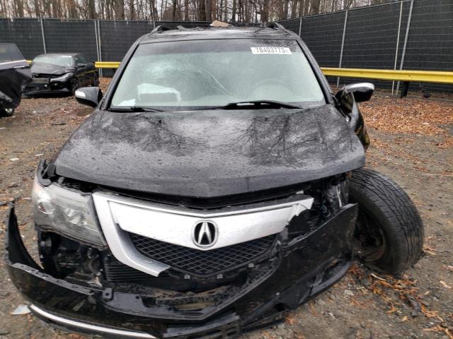 2HNYD2H26DH518277 - 2013 ACURA MDX BLACK photo 5