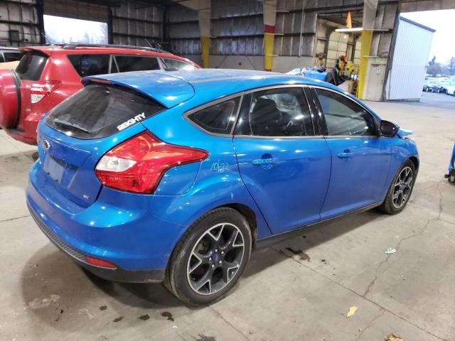 1FAHP3K27CL321041 - 2012 FORD FOCUS SE BLUE photo 3