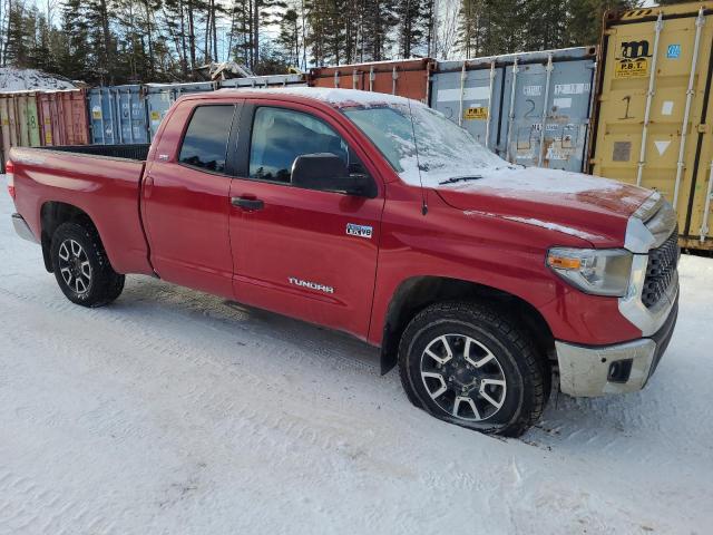 5TFUY5F19JX686426 - 2018 TOYOTA TUNDRA DOUBLE CAB SR/SR5 RED photo 4