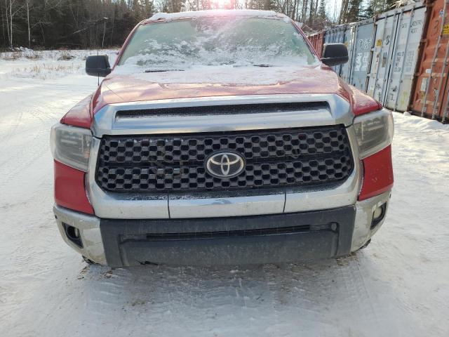 5TFUY5F19JX686426 - 2018 TOYOTA TUNDRA DOUBLE CAB SR/SR5 RED photo 5