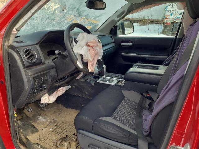 5TFUY5F19JX686426 - 2018 TOYOTA TUNDRA DOUBLE CAB SR/SR5 RED photo 7