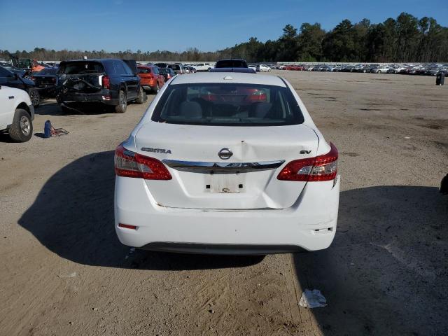 3N1AB7AP7FY330044 - 2015 NISSAN SENTRA S WHITE photo 6