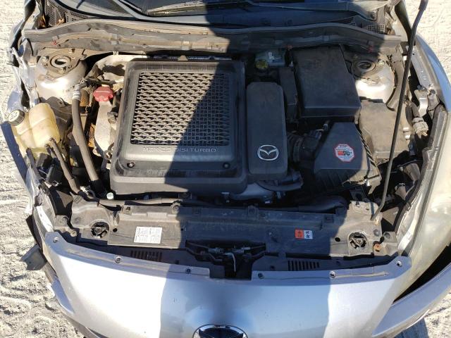JM1BL1L49C1638184 - 2012 MAZDA SPEED 3 ნაცრისფერი ფოტო 11