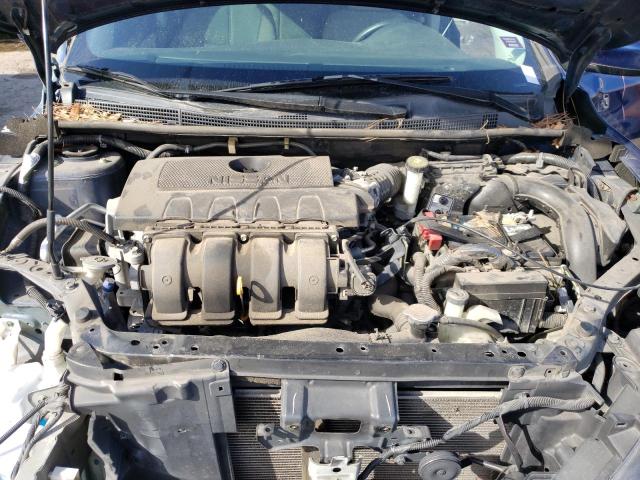 3N1AB7AP0HY305828 - 2017 NISSAN SENTRA S BLUE photo 11