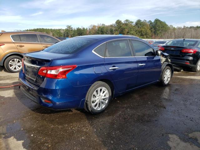 3N1AB7AP0HY305828 - 2017 NISSAN SENTRA S BLUE photo 3