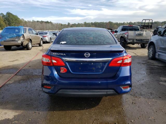 3N1AB7AP0HY305828 - 2017 NISSAN SENTRA S BLUE photo 6