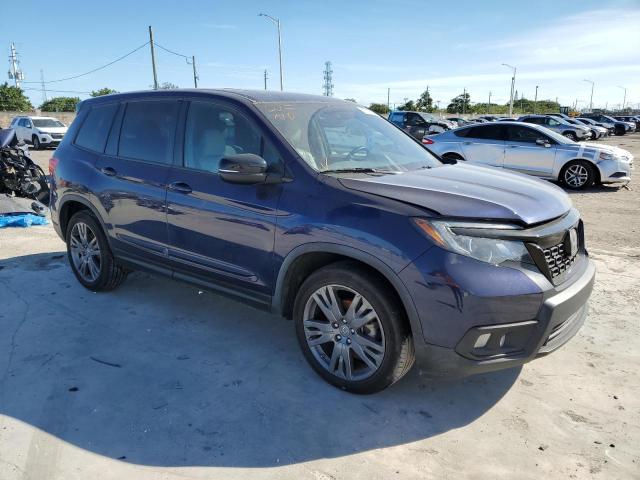 5FNYF7H55KB007234 - 2019 HONDA PASSPORT EXL BLUE photo 4