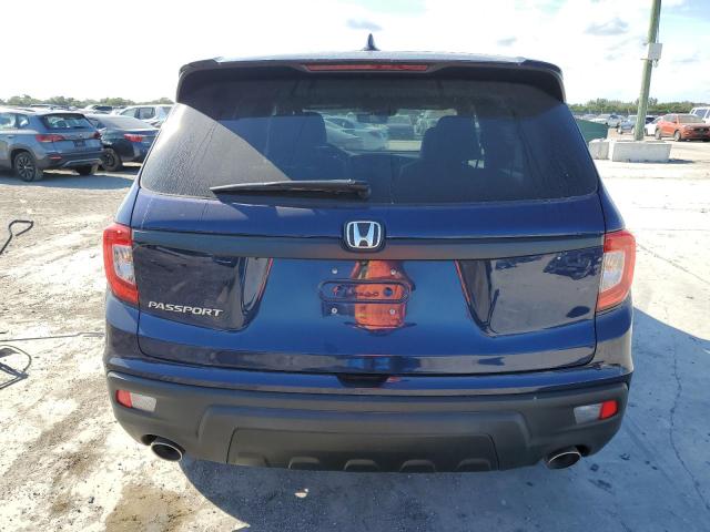 5FNYF7H55KB007234 - 2019 HONDA PASSPORT EXL BLUE photo 6