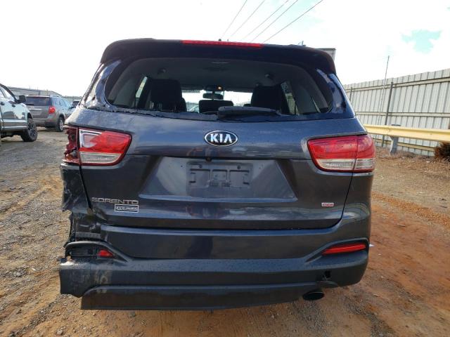 5XYPGDA31HG261654 - 2017 KIA SORENTO LX GRAY photo 6