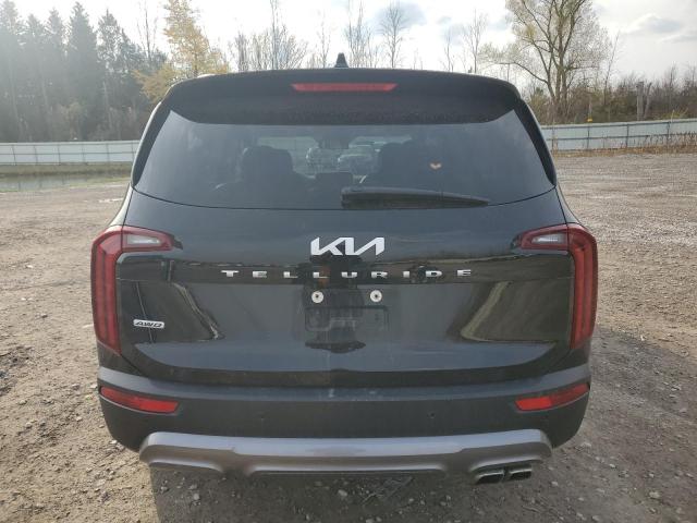 5XYP6DHC5NG289106 - 2022 KIA TELLURIDE S BLACK photo 6