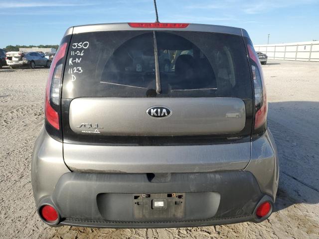 KNDJN2A2XE7041123 - 2014 KIA SOUL GRAY photo 6