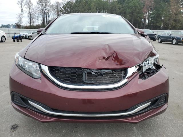 19XFB2F83FE043907 - 2015 HONDA CIVIC EX BURGUNDY photo 5