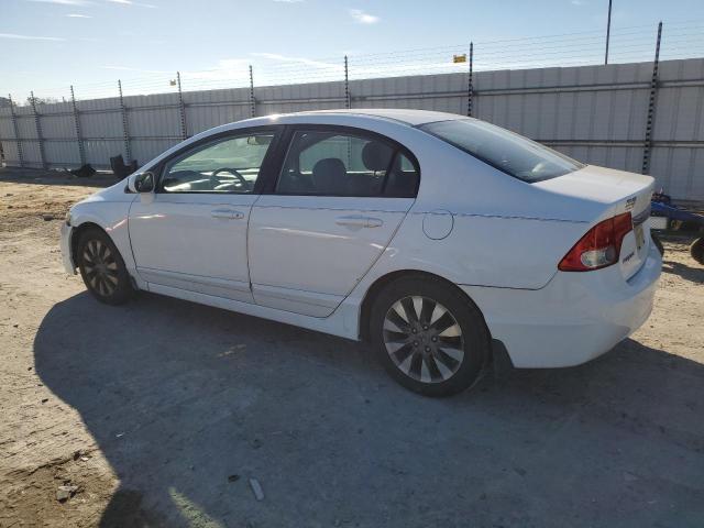 2HGFA16809H351608 - 2009 HONDA CIVIC EX WHITE photo 2