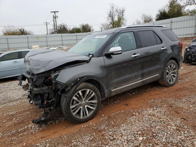 1FM5K8HT7JGB43366 - 2018 FORD EXPLORER PLATINUM CHARCOAL photo 1