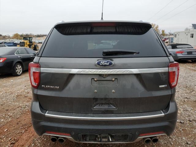 1FM5K8HT7JGB43366 - 2018 FORD EXPLORER PLATINUM CHARCOAL photo 6