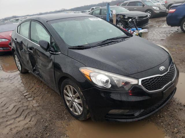 KNAFX4A8XE5056617 - 2014 KIA FORTE EX BLACK photo 4